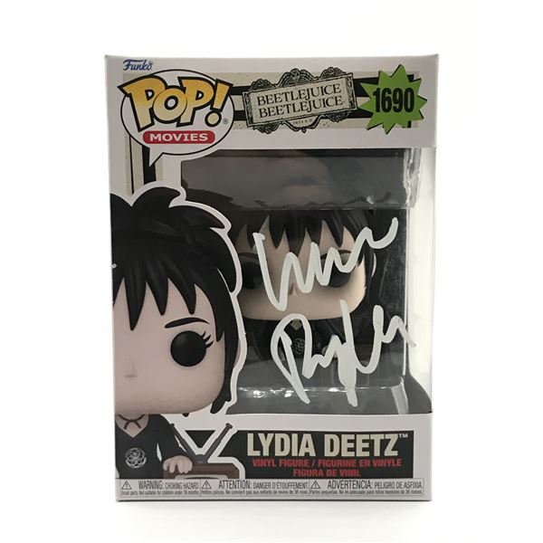 WINONA RYDER SIGNED LYDIA DEETZ BEETLEJUICE FUNKO POP - KB COA