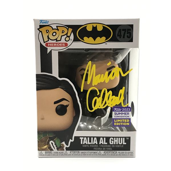 MARION COTILLARD SIGNED TALIA AL GHUL BATMAN FUNKO POP - KB COA
