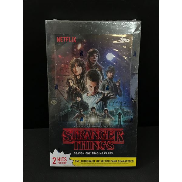 STRANGER THINGS SEASON ONE SEALED HOBBY TRADING CARDS BOX