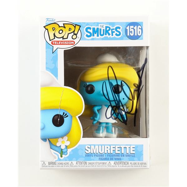 RIHANNA SIGNED SMURFETTE FUNKO POP - PSA COA