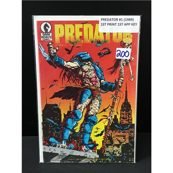 PREDATOR #1 (1989) 1ST PRINT - DARK HORSE COMICS