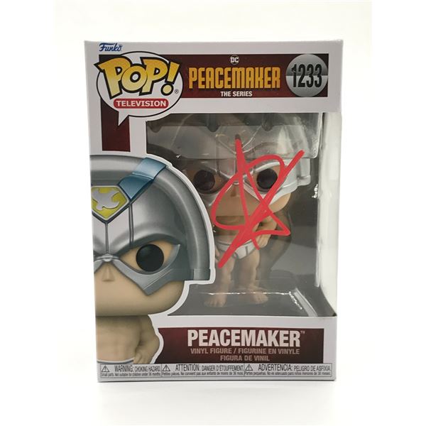 JOHN CENA SIGNED PEACEMAKER FUNKO POP - WWOC COA
