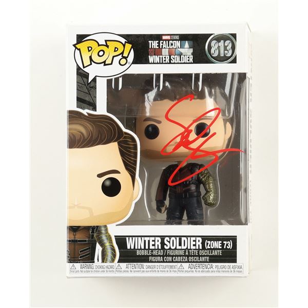 SEBASTIAN STAN SIGNED WINTER SOLDIER FUNKO POP - PSA COA