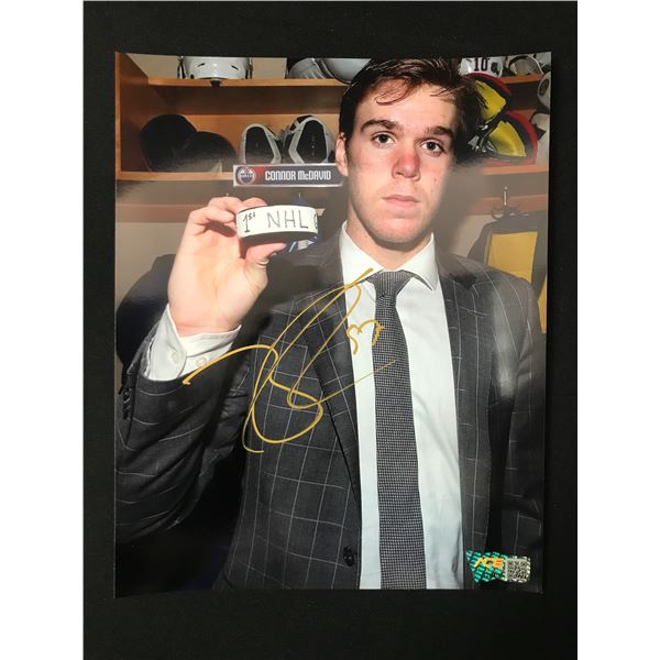 CONNOR MCDAVID SIGNED 8X10 - ACE COA
