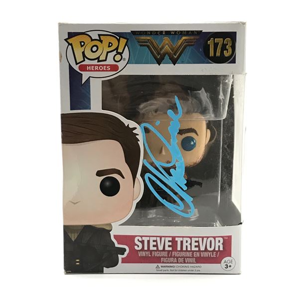CHRIS PINE SIGNED STEVE TREVOR FUNKO POP - KB COA