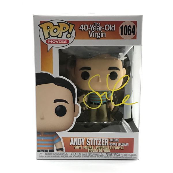 STEVE CARELL SIGNED ANDY 40 YEAR OLD VIRGIN FUNKO POP - KB COA