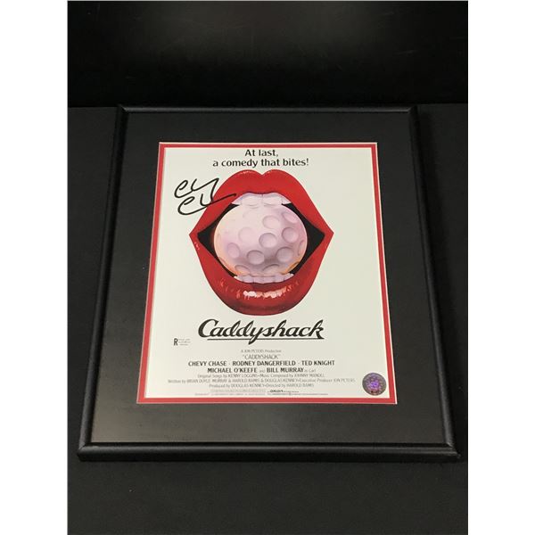 CHEVY CHASE SIGNED AND FRAMED CADDYSHACK 8X10 - KB COA
