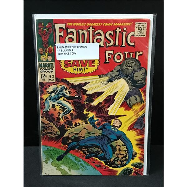 FANTASTIC FOUR #62 (1967) 1ST BLAASTAR - MARVEL COMICS