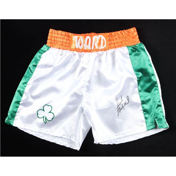 MICKY WARD SIGNED BOXING TRUNKS - JSA COA