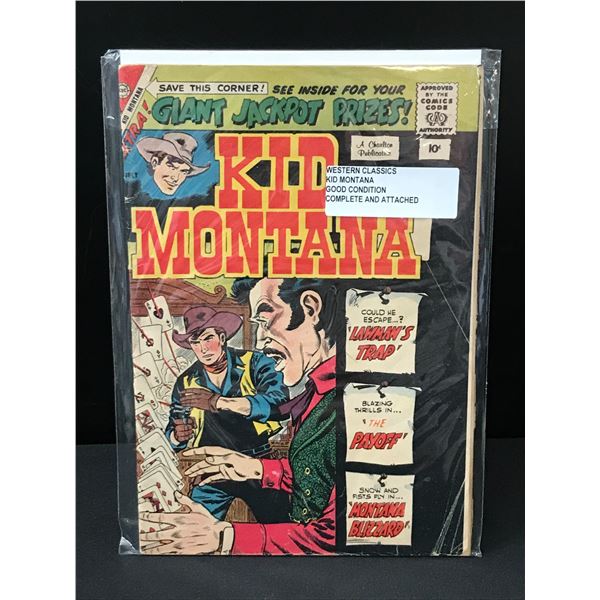 KID MONTANA JULY ISSUE - CDC COMICS