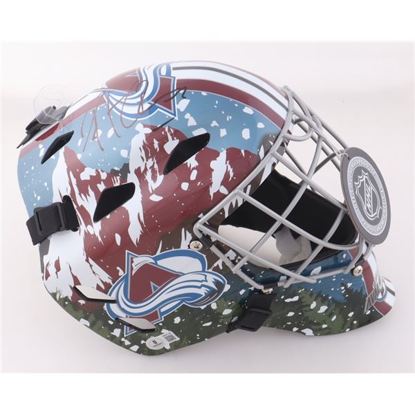 PATRICK ROY SIGNED COLORADO AVALNCHE FULL SIZE MASK (BECKETT COA)
