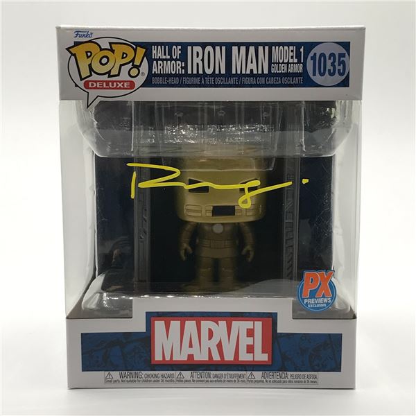 ROBERT DOWNEY JR SIGNED IRON MAN FUNKO POP - KB COA
