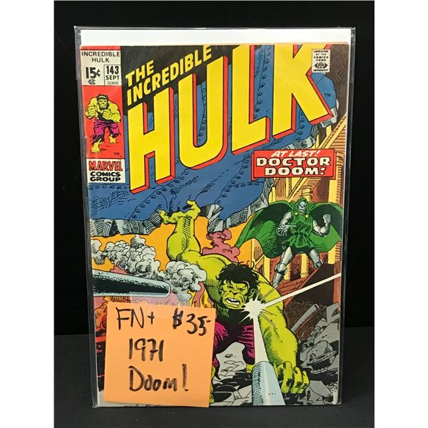 THE INCREDIBLE HULK #143 (1971) - MARVEL COMICS