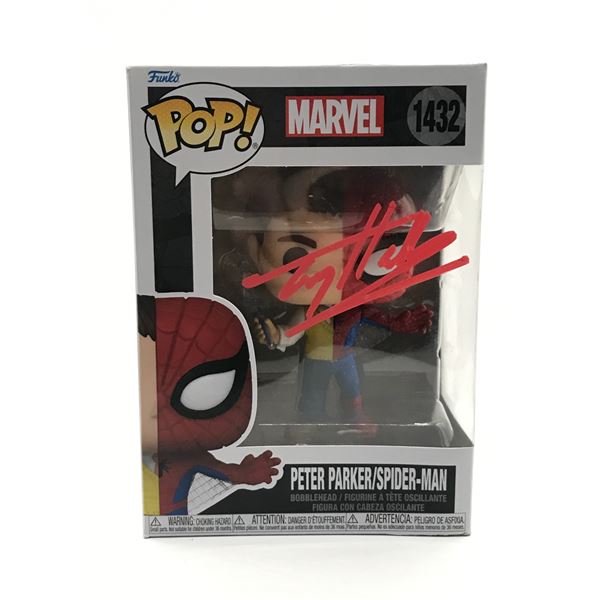 TOM HOLLAND SIGNED SPIDERMAN FUNKO POP - KB COA