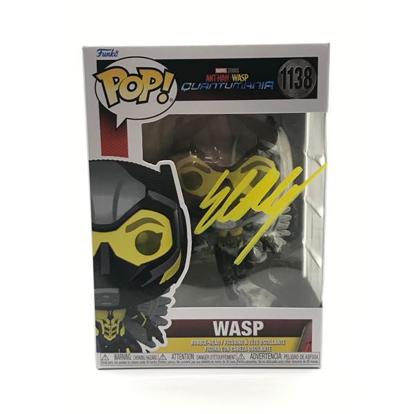 EVANGELINE LILLY SIGNED WASP FUNKO POP - KB COA
