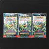 Image 1 : LOT OF 3 POKEMON TCG TWILIGHT MASQUERADE SEALED BOOSTER PACKS