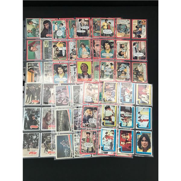 SEVERAL SLEEEVES OF MIXED TV AND MOVIE TRADING CARDS