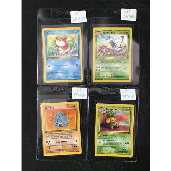 LOT OF 4 POKEMON TCG 1ST EDITION TRADING CARDS