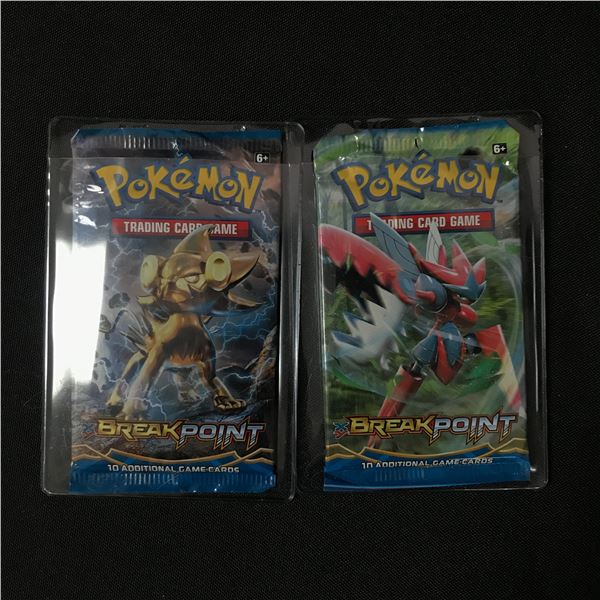 LOT OF 2 POKEMON TCG BREAK POINT SEALED BOOSTER PACKS