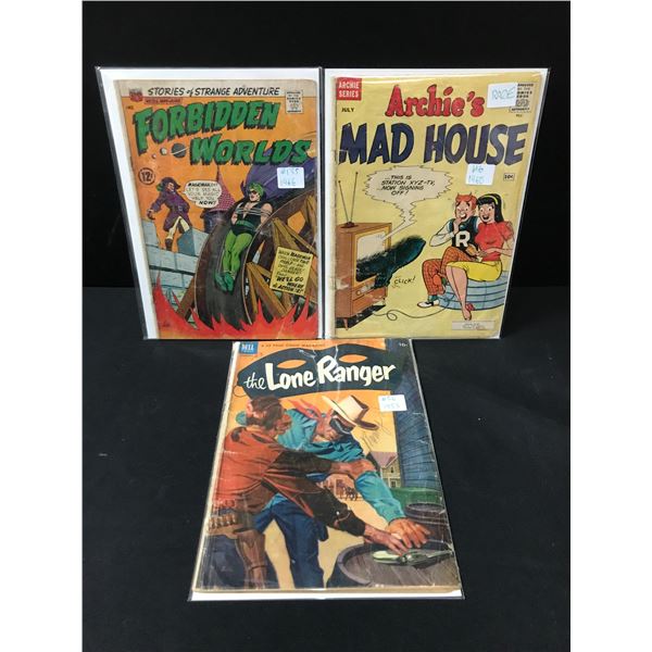 LOT OF 3 1950s/60s COMICS - VARIOUS TITLES AND PUBLISHERS