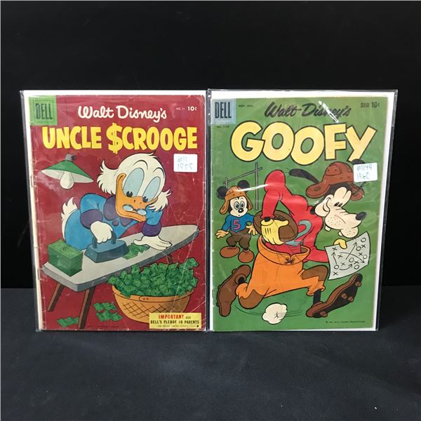LOTOF 2 WALT DISNEY COMICS 1950s/60s