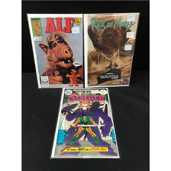 LOT OF 3 X #1 COMICS - VARIOUS TITLES AND PUBLISHERS