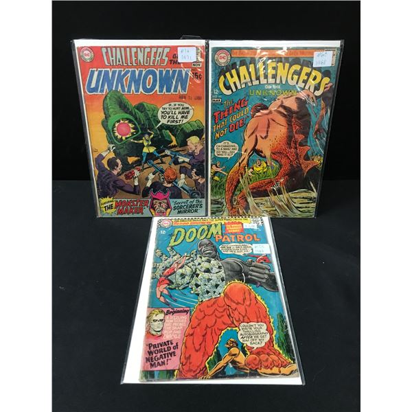 LOT OF 3 DC COMICS - VARIOUS TITLES