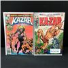 Image 1 : LOT OF 2 COMICS FEATURING KA-ZAR INCLUDING 1ST APP - MARVEL COMICS
