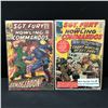 Image 1 : LOT OF 2 SGT FURY AND THE HOWLING COMMANDOS COMICS #7 & #29 - MARVEL COMICS
