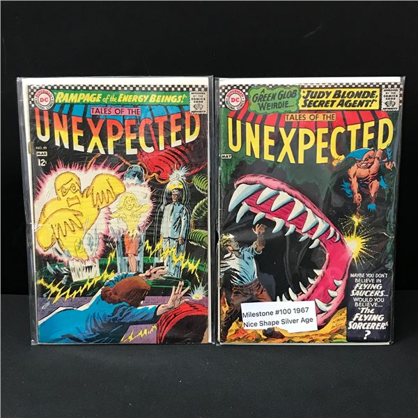 LOT OF 2 TALES OF THE UNEXPECTED COMICS #99-100 - DC COMICS