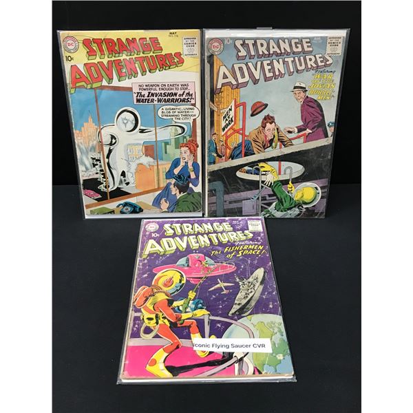 LOT OF 3 STRANGE ADVENTURES COMICS - DC COMICS