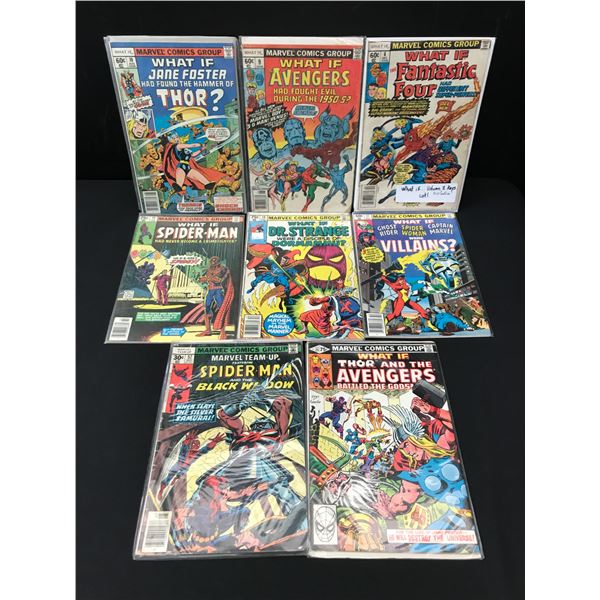 LOT OF 8 WHAT IF COMICS - MARVEL COMICS