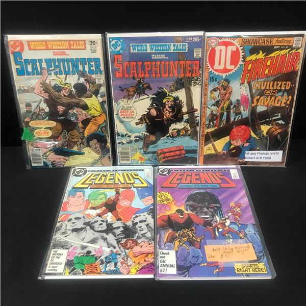 LOT OF 5 DC COMICS - VARIOUS TITLES
