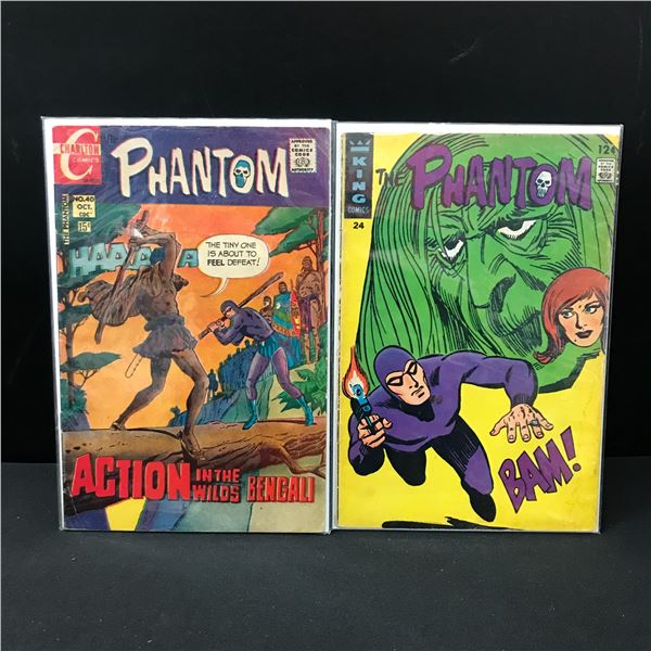 LOT OF 2 PHANTOM COMICS - CHARLTON & KING COMICS