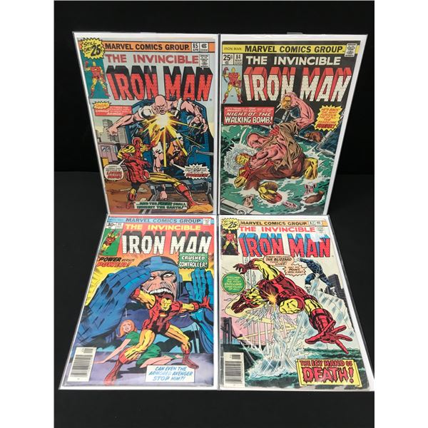 LOT OF 4 THE INVINCIBLE IRON MAN COMICS - MARVEL COMICS
