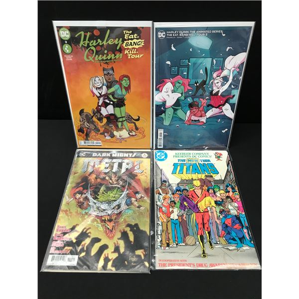 LOT OF 4 DC COMICS - VARIOUS TITLES