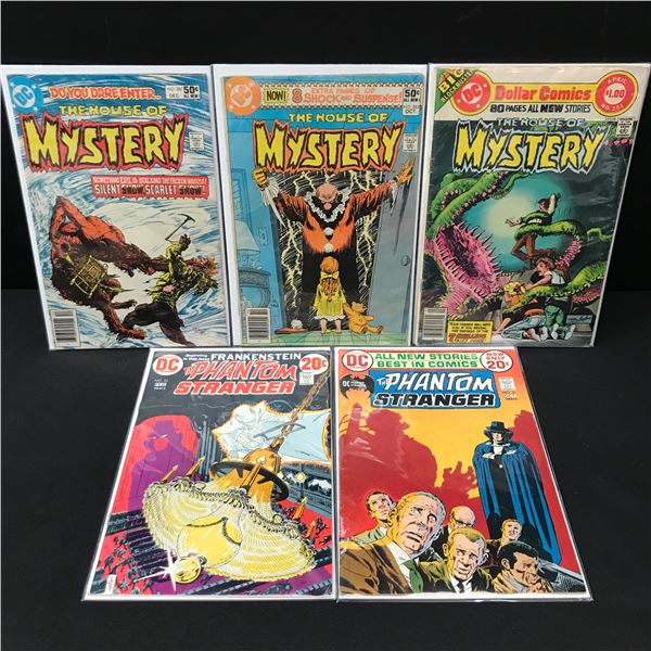 LOT OF 5 MYSTERY BASED COMICS - DC COMICS