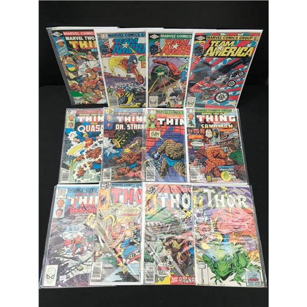 LOT OF 12 MARVEL COMICS - VARIOUS TITLES