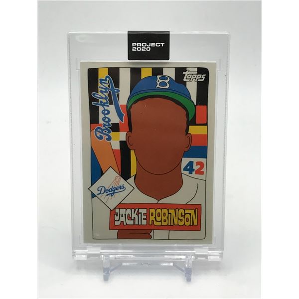 TOPPS PROJECT 2020 JACKIE ROBINSON TRADING CARD