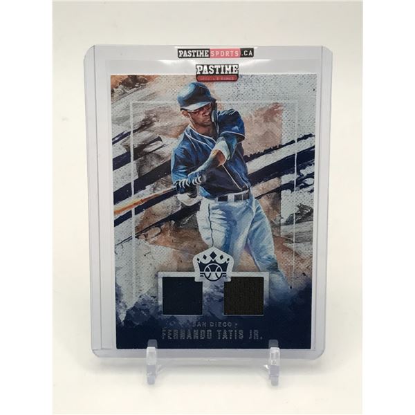 2019 PANINI DIAMOND KINGS BASEBALL FERNANDO TATIS JR DUAL PATCH TRADING CARD