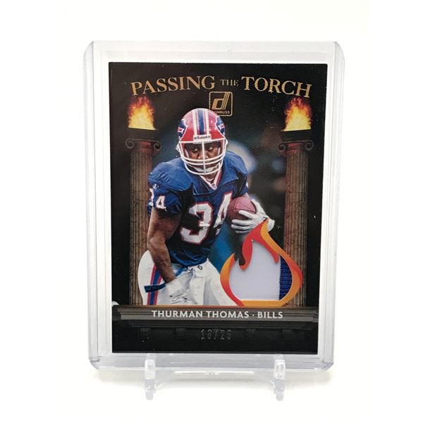 2020 PANINI DONRUSS FOOTBALL THURMAN THOMAS TRADING CARD 18/25
