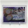 Image 1 : 2019 TOPPS ROWDY TELLEZ SIGNED DUAL PATCH ROOKIE TRADING CARD