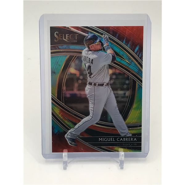 2020 PANINI SELECT BASEBALL MIGUEL CABRERA SELECT 2020 TRADING CARD