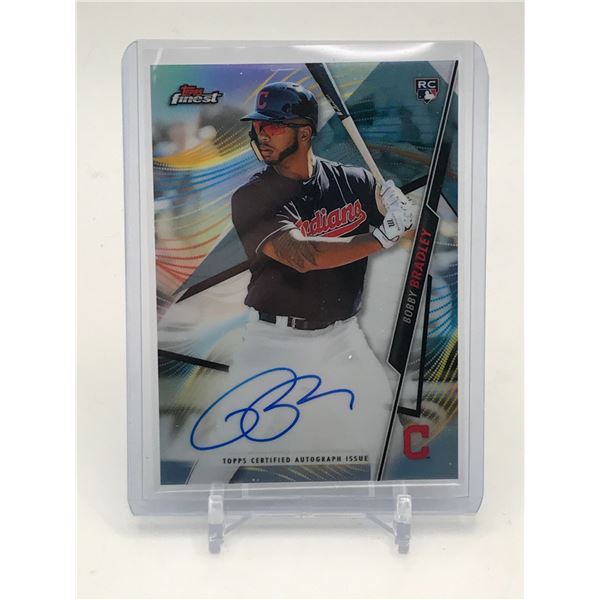 2020 TOPPS FINEST BOBBY BRADLEY SIGNED ROOKIE TRADING CARD