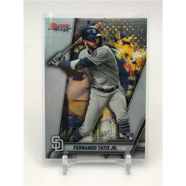 2019 TOPPS BOWMAN'S BEST FERNANDO TATIS JR ROOKIE BASEBALL TRADING CARD