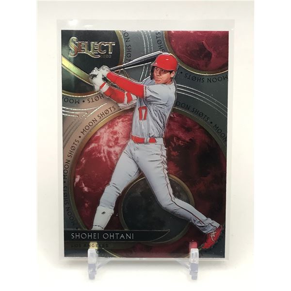 2020 PANINI SELECT BASEBALL SHOHEI OHTANI MOON SHOTS TRADING CARD