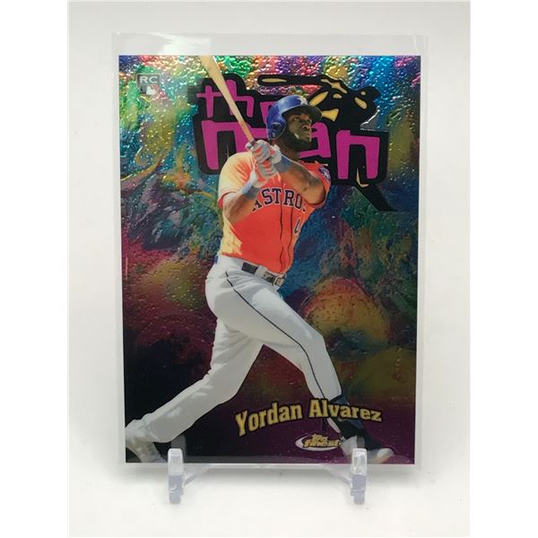2020 TOPPS FINEST THE MAN YORDAN ALVAREZ ROOKIE TRADING CARD