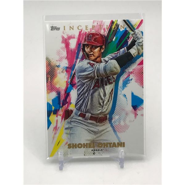 2020 TOPPS INCEPTION SHOHEI OHTANI BASEBALL TRADING CARD
