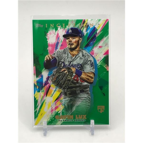 2020 TOPPS INCEPTION GAVIN LUX ROOKIE BASEBALL TRADING CARD