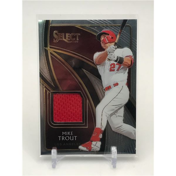 2020 PANINI SELECT BASEBALL MIKE TROUT PATCH TRADING CARD